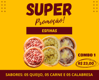 BANNER CELULAR 1 - Promoção de ESFIHAS (1248 px × 260 px)